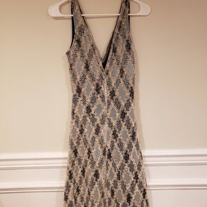 Cynthia Rowley Ribbon and Mesh Dress Size 2